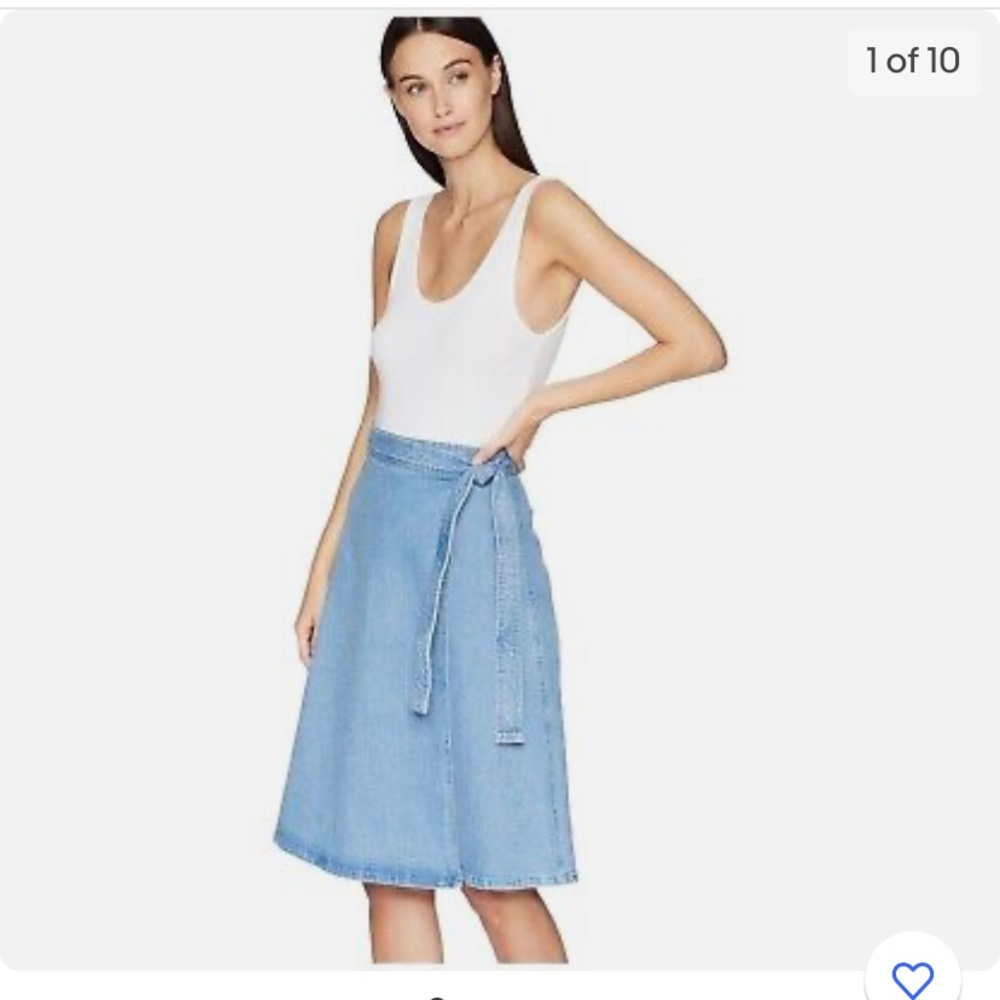 Kate Spade Wrap Jean Skirt